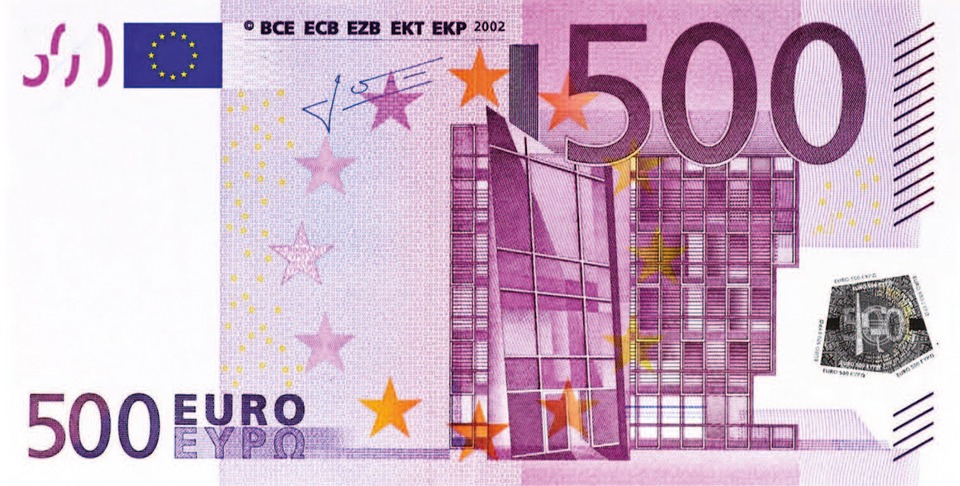Největší bankovka v eurozóně