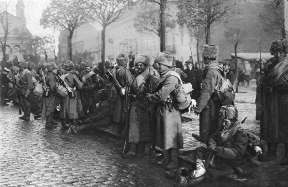 Руските войски във Варшава