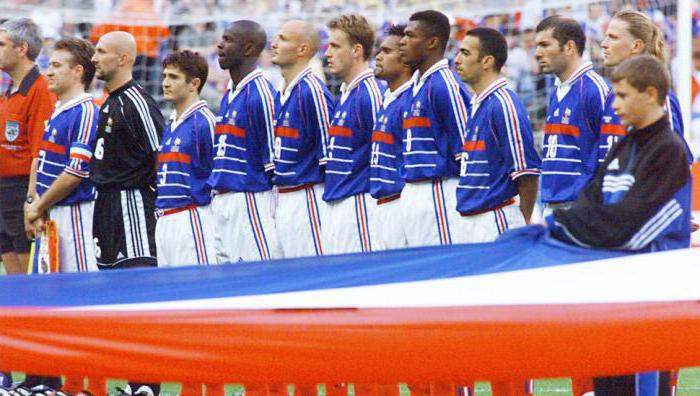 squadra di calcio della Francia 1998