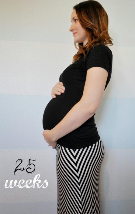 25 tedna nosečnosti