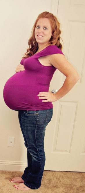 34 settimane di gravidanza agitata