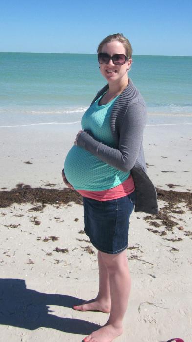 34 tednov nosečnosti