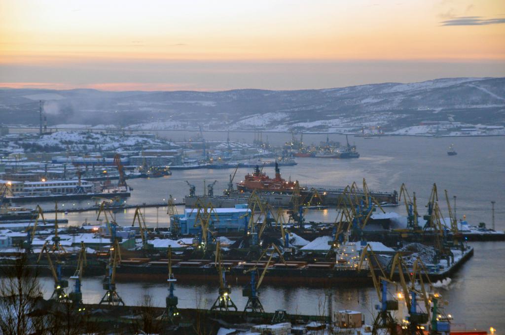 přístavní město Murmansk