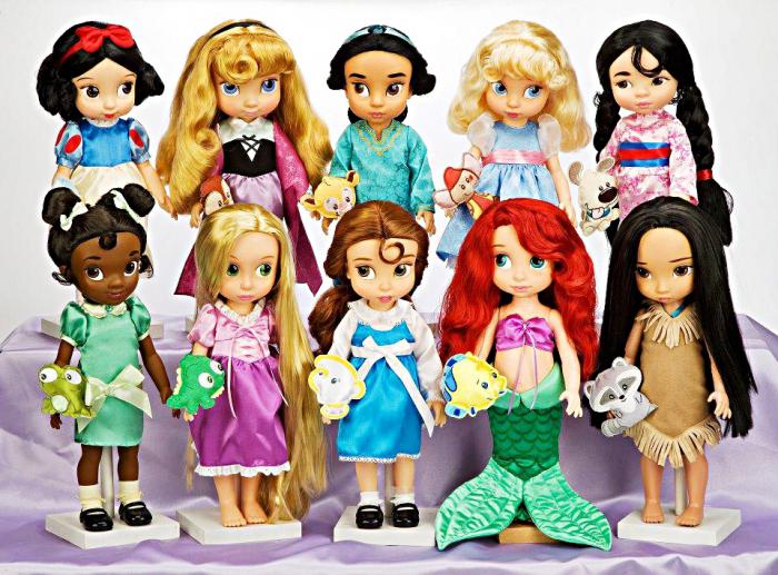 Disney mini lalki księżniczki