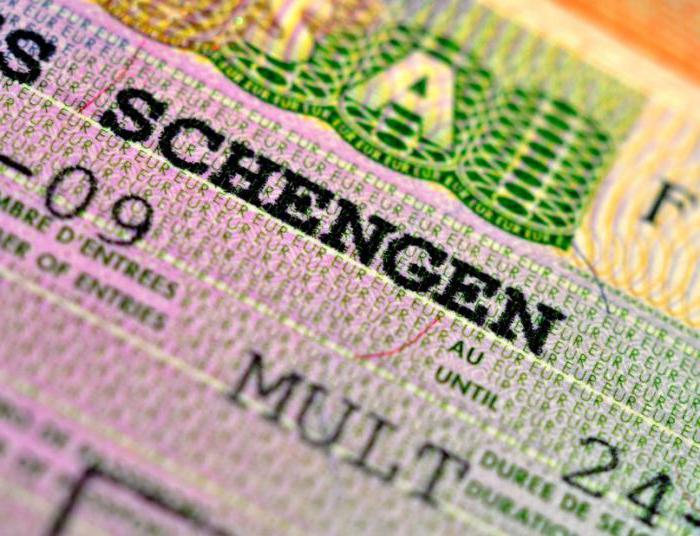 firme nel modulo di domanda di visto Schengen