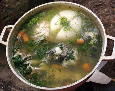Recept na rybí polévku s fotografiemi
