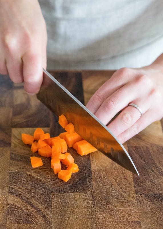 affettare le carote