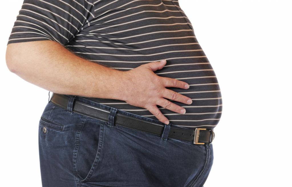 druhá abdominální obezita