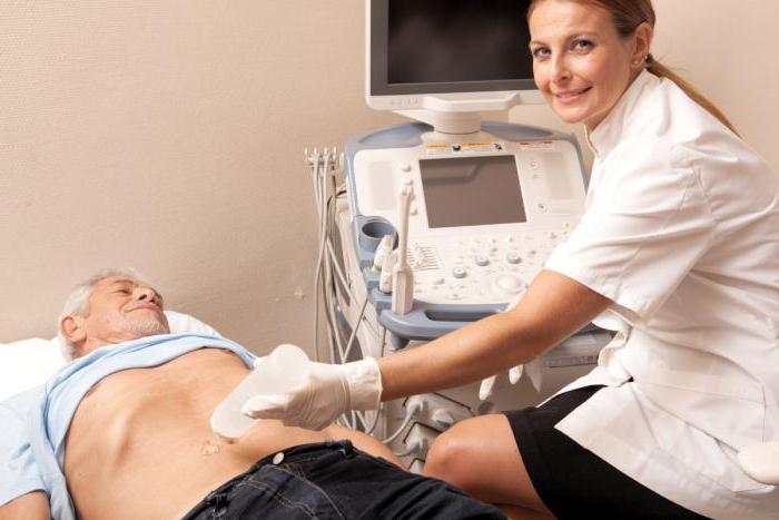 ultrazvuk trbušne šupljine koji pokazuje