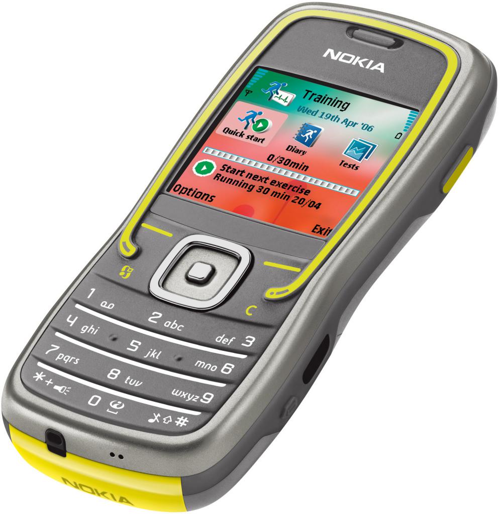 Nokia 5500 Prvi telefon z merilnikom pospeška