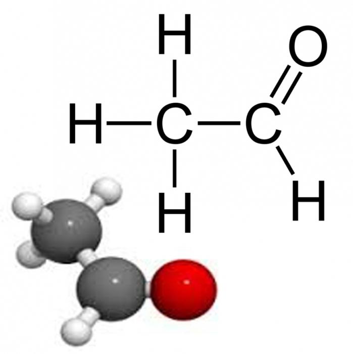 ацеталдехидна формула