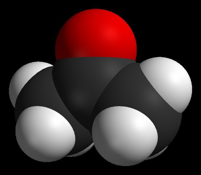 formula chimica dell'acetone c3h6o