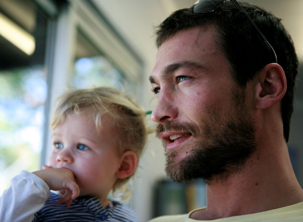 Andy Whitfield a dcera