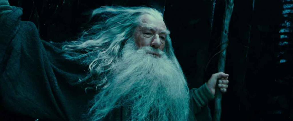 Ian McKellen jako Gandalf