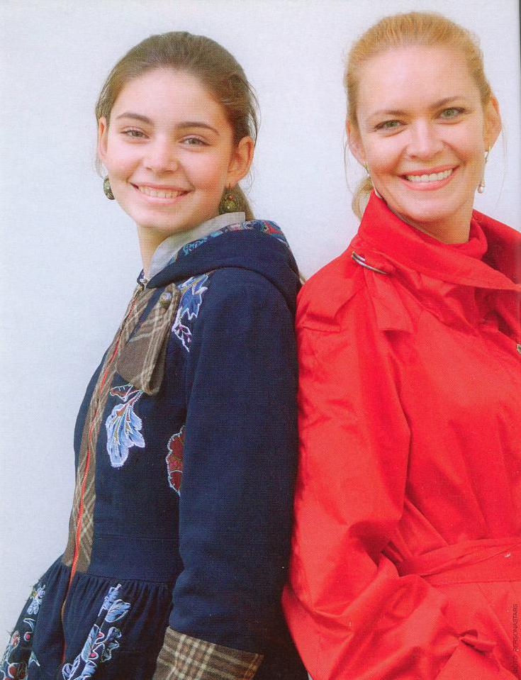 Алена Иаковлева са кћерком