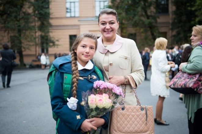 Anastasia Melnikova s ​​kćeri