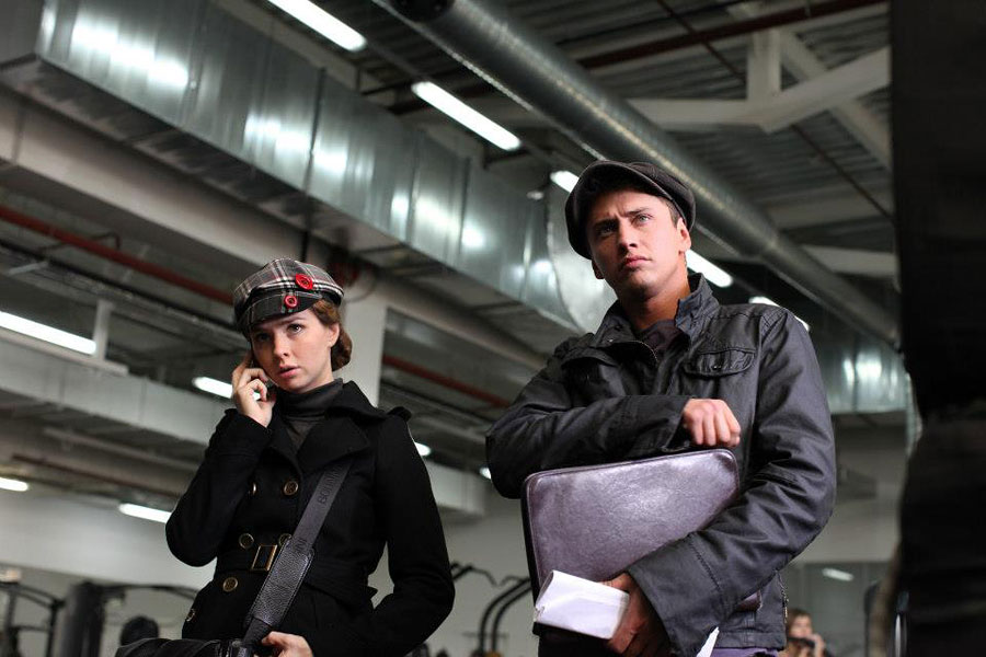 Elena Nikolaeva e Pavel Priluchny nella serie