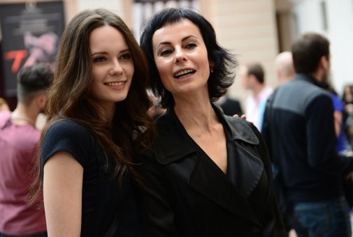 Irina Apeksimová se svou dcerou