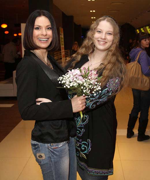 Irina Lachina s hčerko
