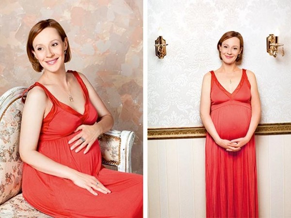 Herečka Eugenia Dmitrieva čeká dítě