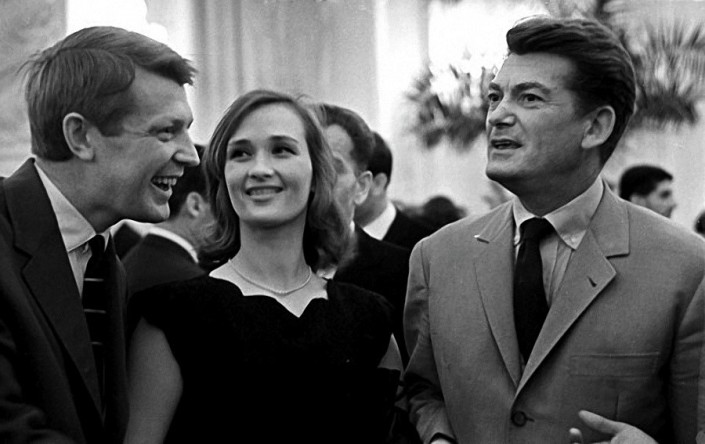 1963, Зинаида Кииенко са Олегом Стризхеновом и Јеан Маре