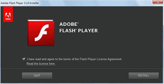 wtyczki umożliwiają odtwarzacz flash Adobe