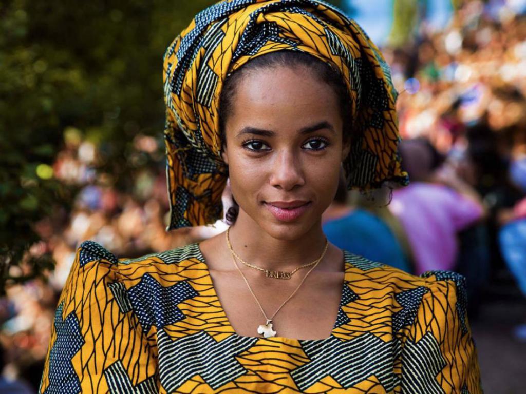 Piękna afrykańska kobieta