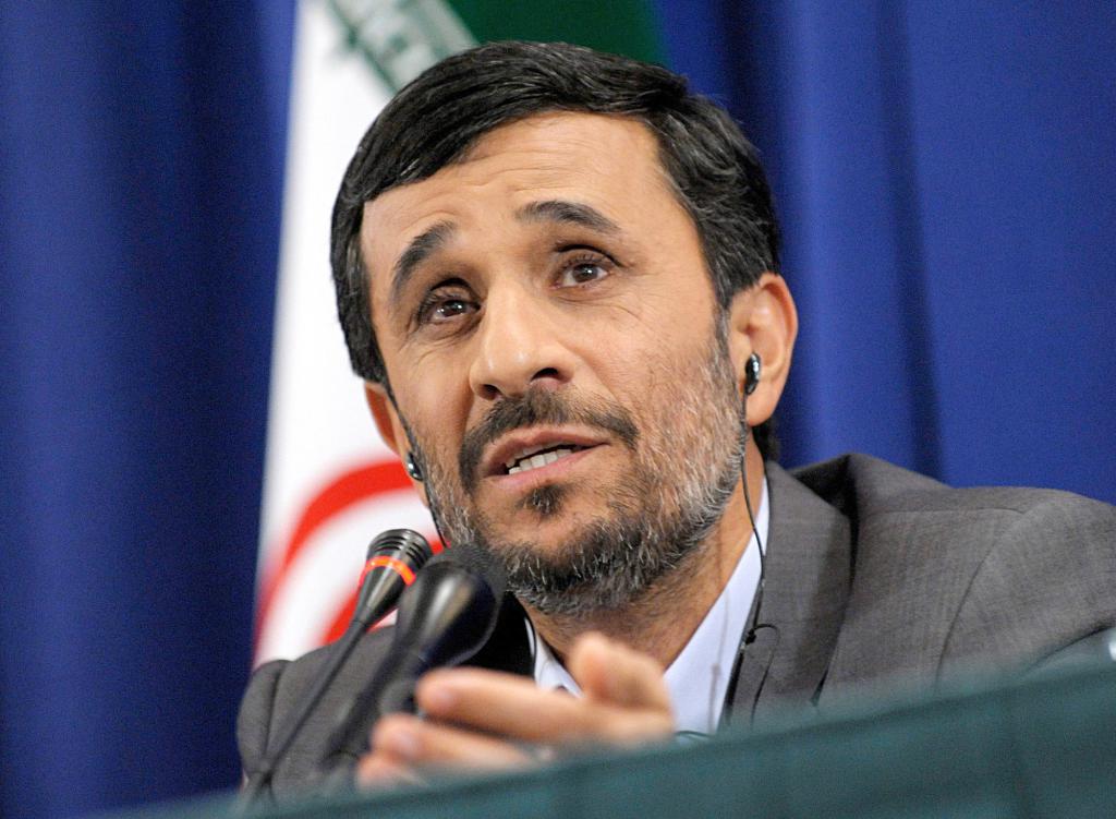 Řeč Ahmadínežáda.