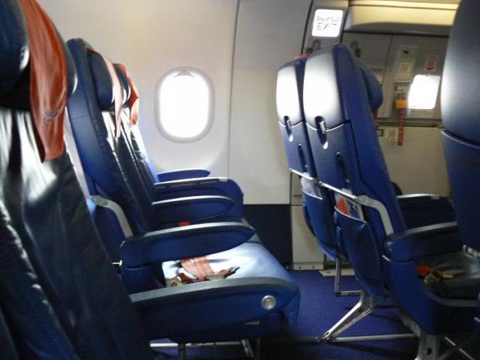 Rozložení kabiny Airbusu A321