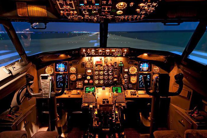 pilota di aerei della cabina di guida