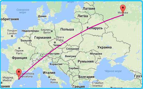 lot moscow-barcelona