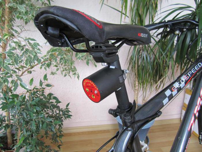 alarm na biciklu s povratnom informacijom