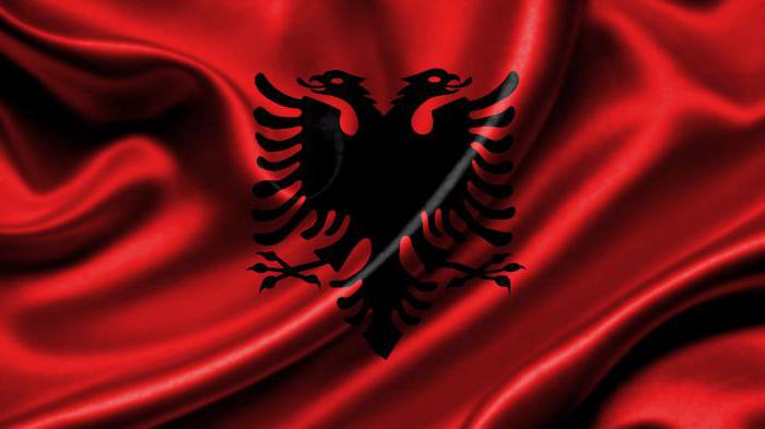 флаг на албания