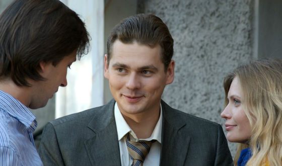 Alexander Pashkov sul set della serie