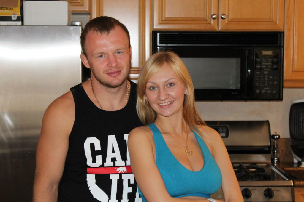 Shlemenko con sua moglie