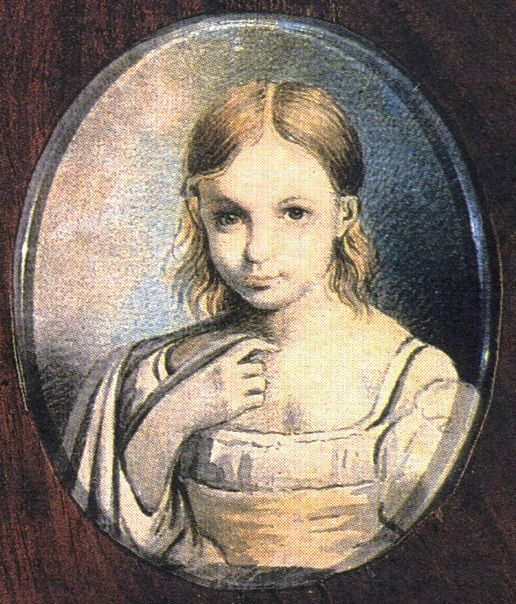 Alexandra Goncharova durante l'infanzia