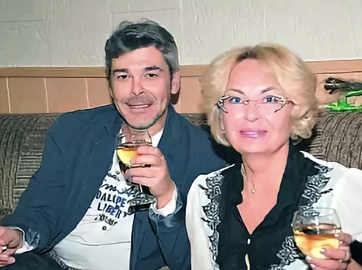 Alexey Nikulnikov z żoną Eleną Avakumovą