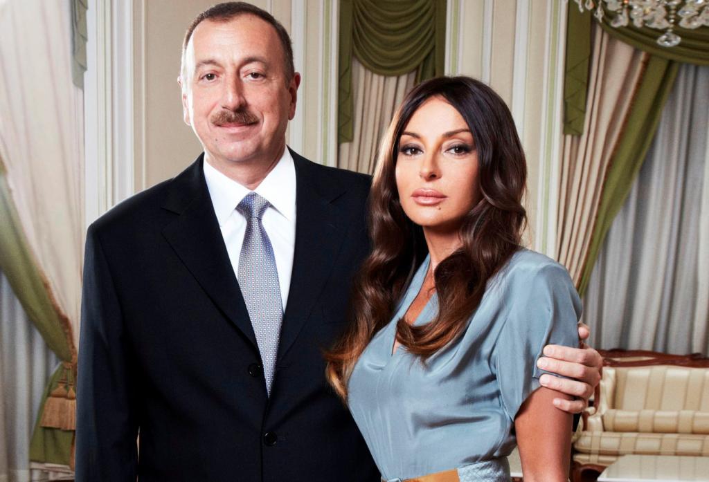 Aliyeva Mehriban z mężem