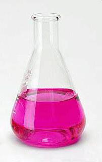 Vzorec alkalických látek v chemii