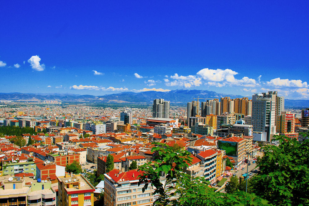 Bursa, Turchia: vista dall'alto