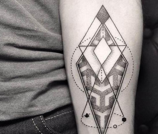 tatuaggio geometrico