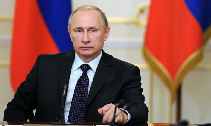 Prezident Ruské federace Vladimir Vladimirovich Putin