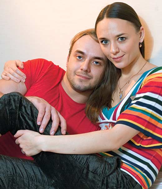 Алла Казакова са супругом