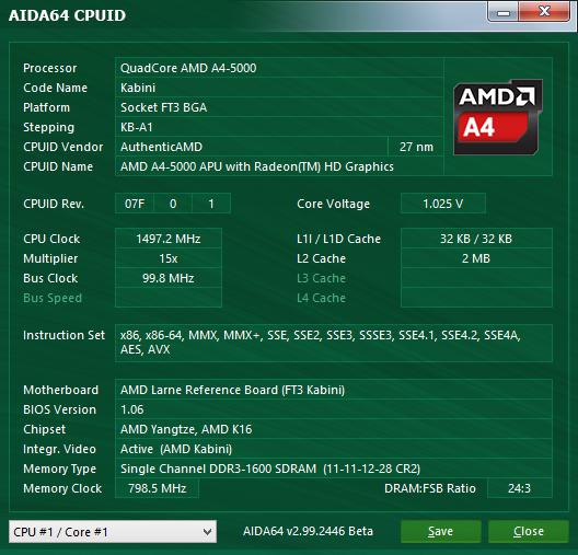 AMD APU A4 - 5000 z Radeonem