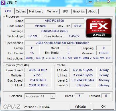 Procesor AMD FX 6300 recenzji
