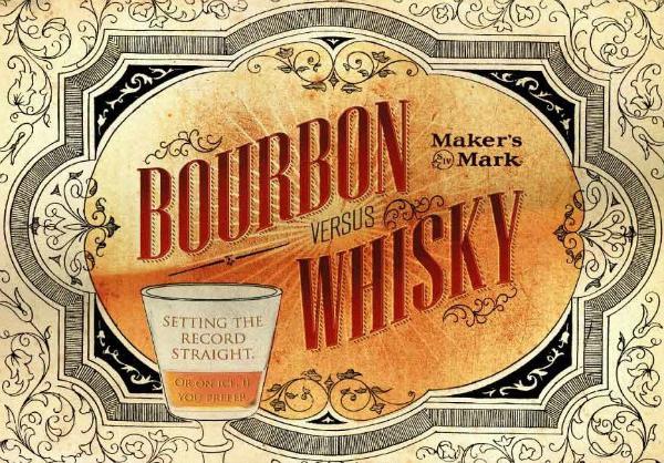 bourbon szkocką whisky