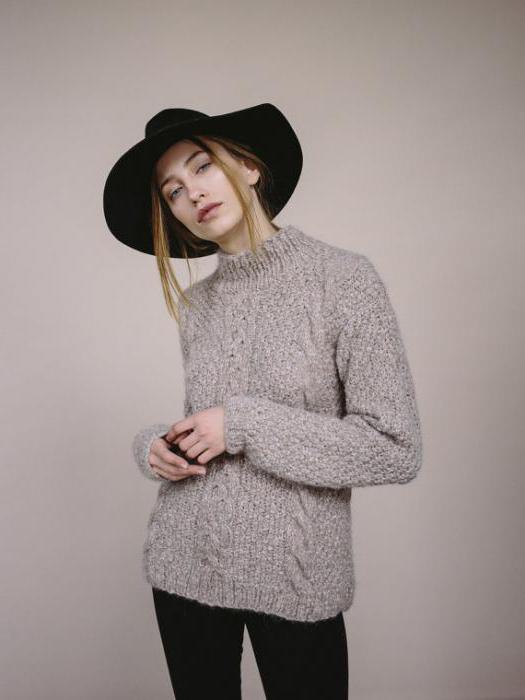 pleciony sweter