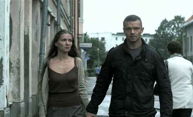 Anastasia Vedenskaya in Vladimir Epifantsev v televizijski seriji »Flint«