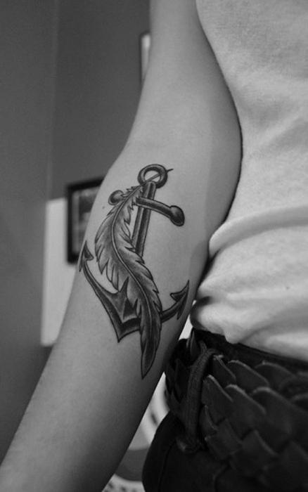 tatuaggio di ancoraggio