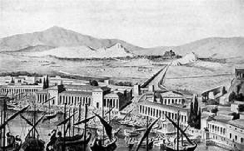 Ateński port w Pireusie